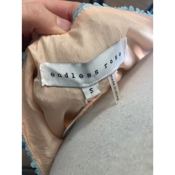 NWT Endless Rose Pastel Sequin Top and Skirt Set Sz S - Picture 3 of 3